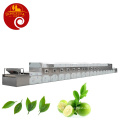 Continuous Convyor Belt Microwave Drying Sterilizing Machine For Moringa  Herb Leaves